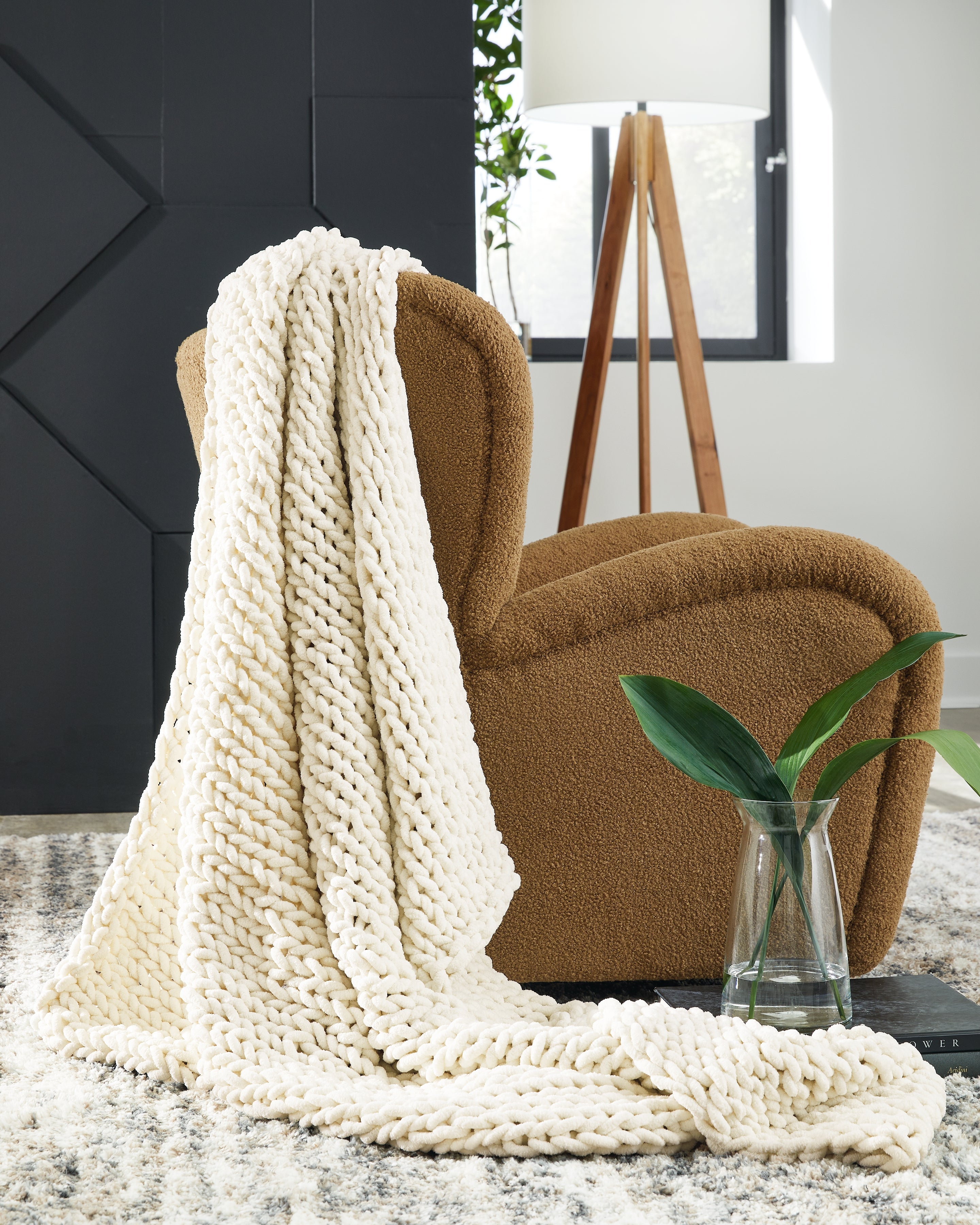 Warmstead Furniture - Ashley Furniture - Chaddon Throw - Throw / Ivory - A1001060T