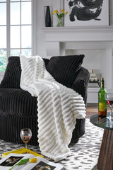 Warmstead Furniture - Ashley Furniture - Alsonwell Throw - Throw / White - A1001080T