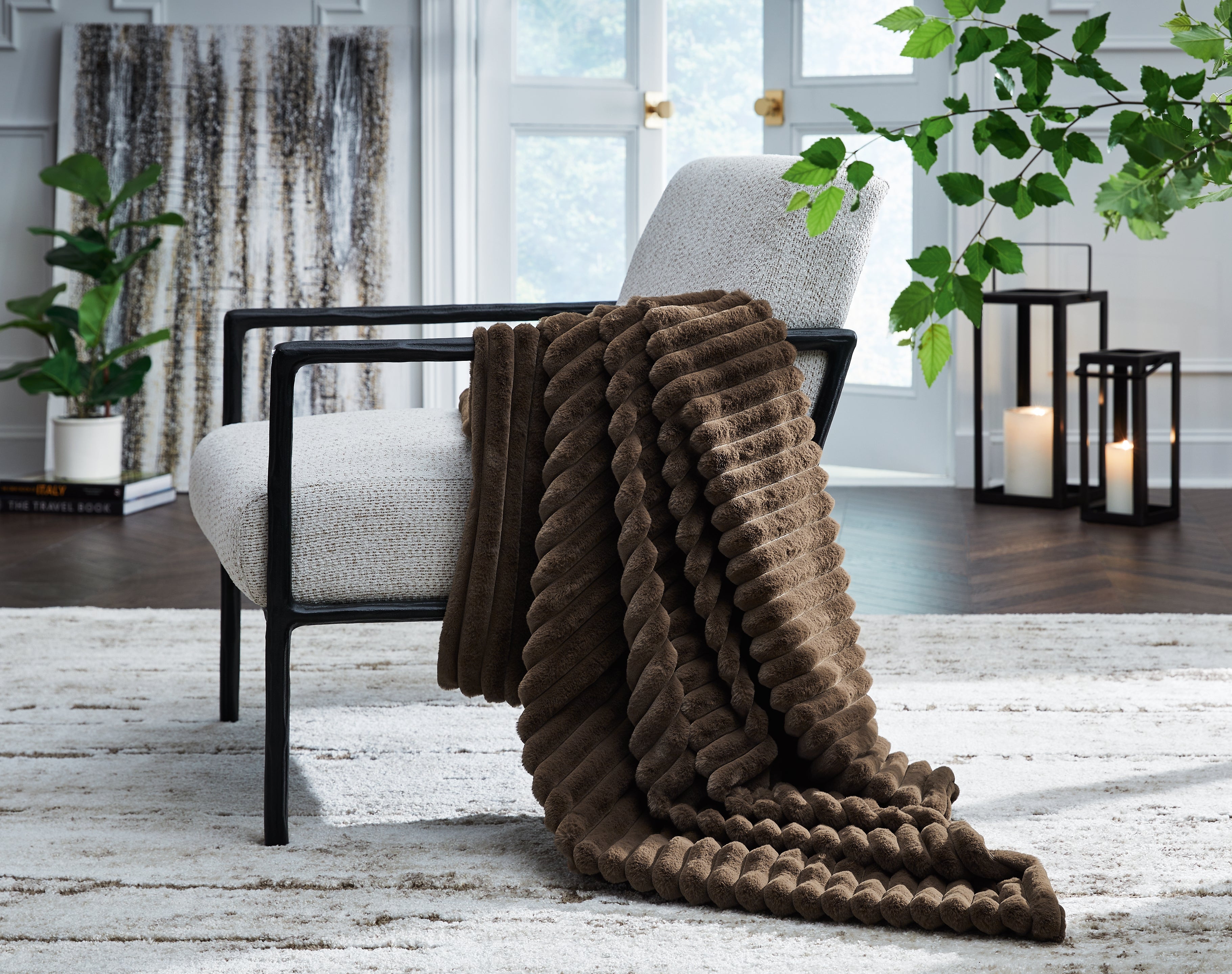 Warmstead Furniture - Ashley Furniture - Alsonwell Throw - Throw / Brown - A1001082T