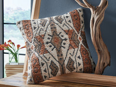 Warmstead Furniture - Ashley Furniture - Kierenworth Pillows - Pillow (4/CS) / Sienna/Ivory/Black - A1001110