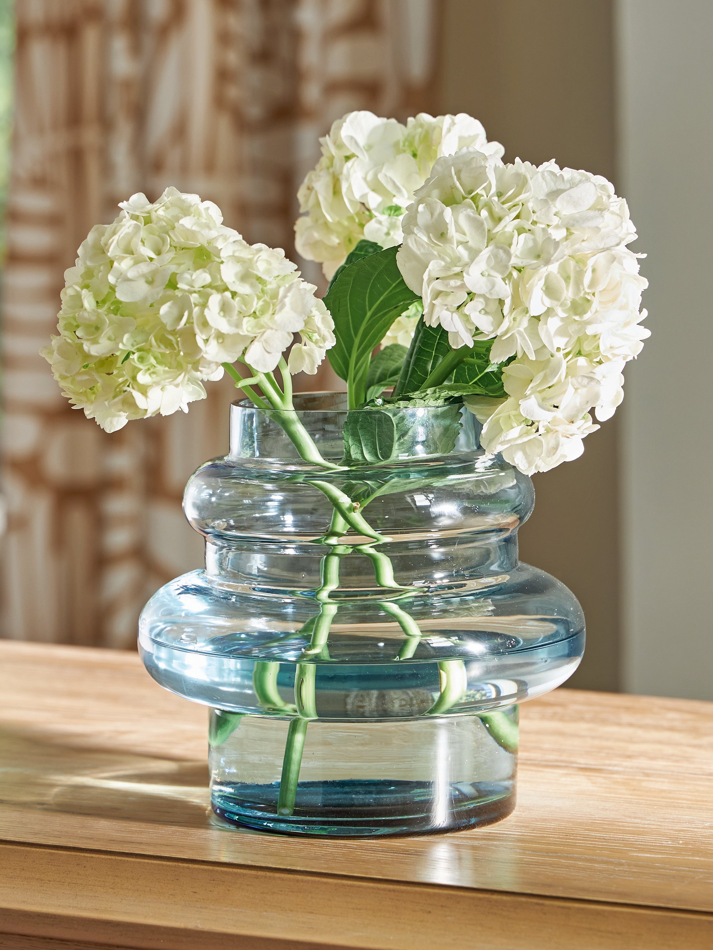 Warmstead Furniture - Ashley Furniture - Vallmen Vase - Vase / Blue - A2000799