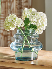 Warmstead Furniture - Ashley Furniture - Vallmen Vase - Vase / Blue - A2000799