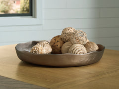 Warmstead Furniture - Ashley Furniture - Wallmen Tray - Tray / Champagne Gold Finish - A2000817