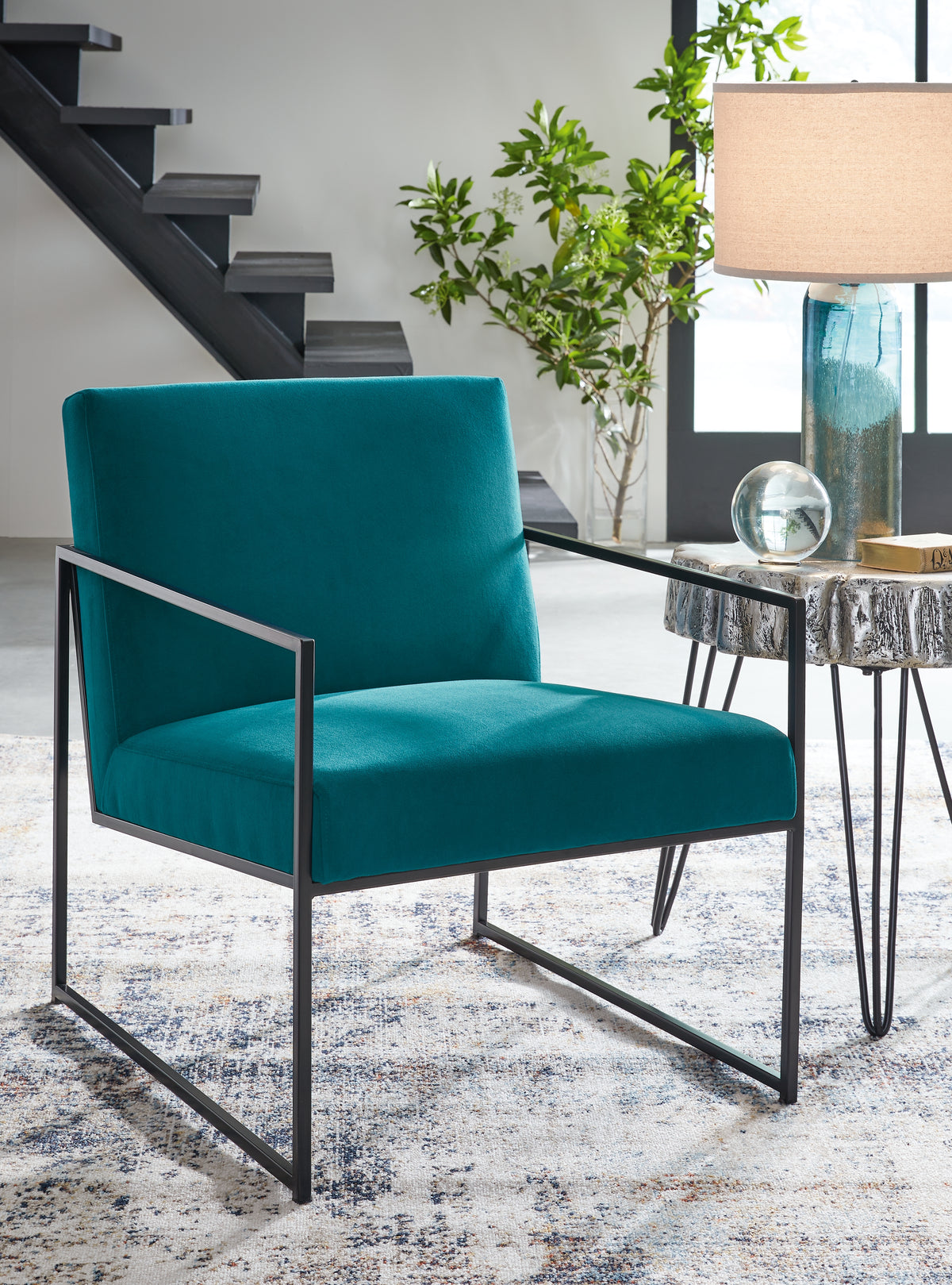 Warmstead Furniture - Ashley Furniture - Aniak Accent Chair - Accent Chair / Rainforest - A3000609