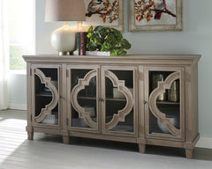 Warmstead Furniture - Ashley Furniture - Fossil Ridge Accent Cabinet - Accent Cabinet / Gray - A4000037