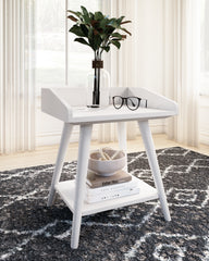 Warmstead Furniture - Ashley Furniture - Blariden Accent Table - Accent Table / White - A4000367