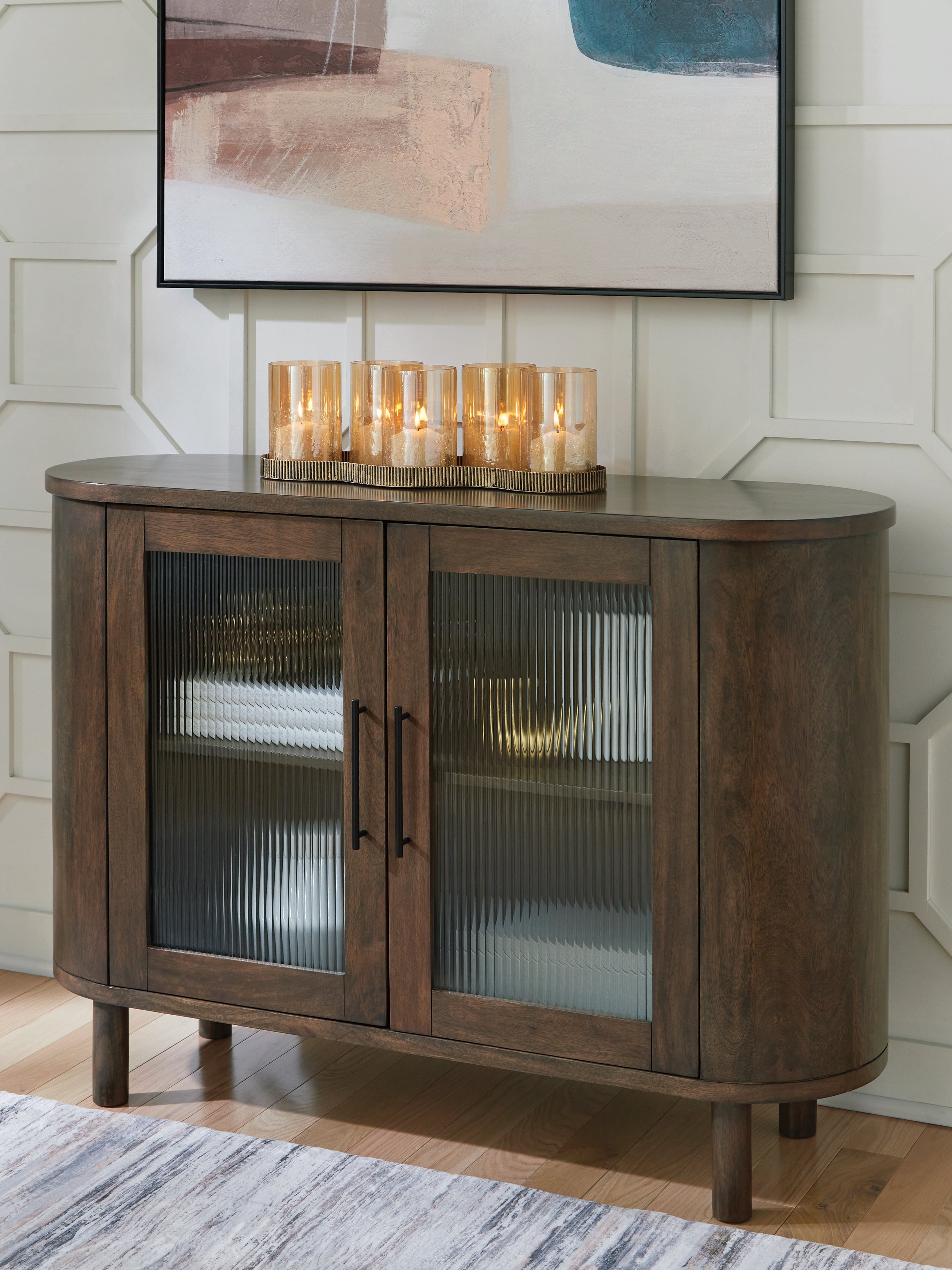 Warmstead Furniture - Ashley Furniture - Mayridge Accent Cabinet - Accent Cabinet / Medium Brown - A4000694