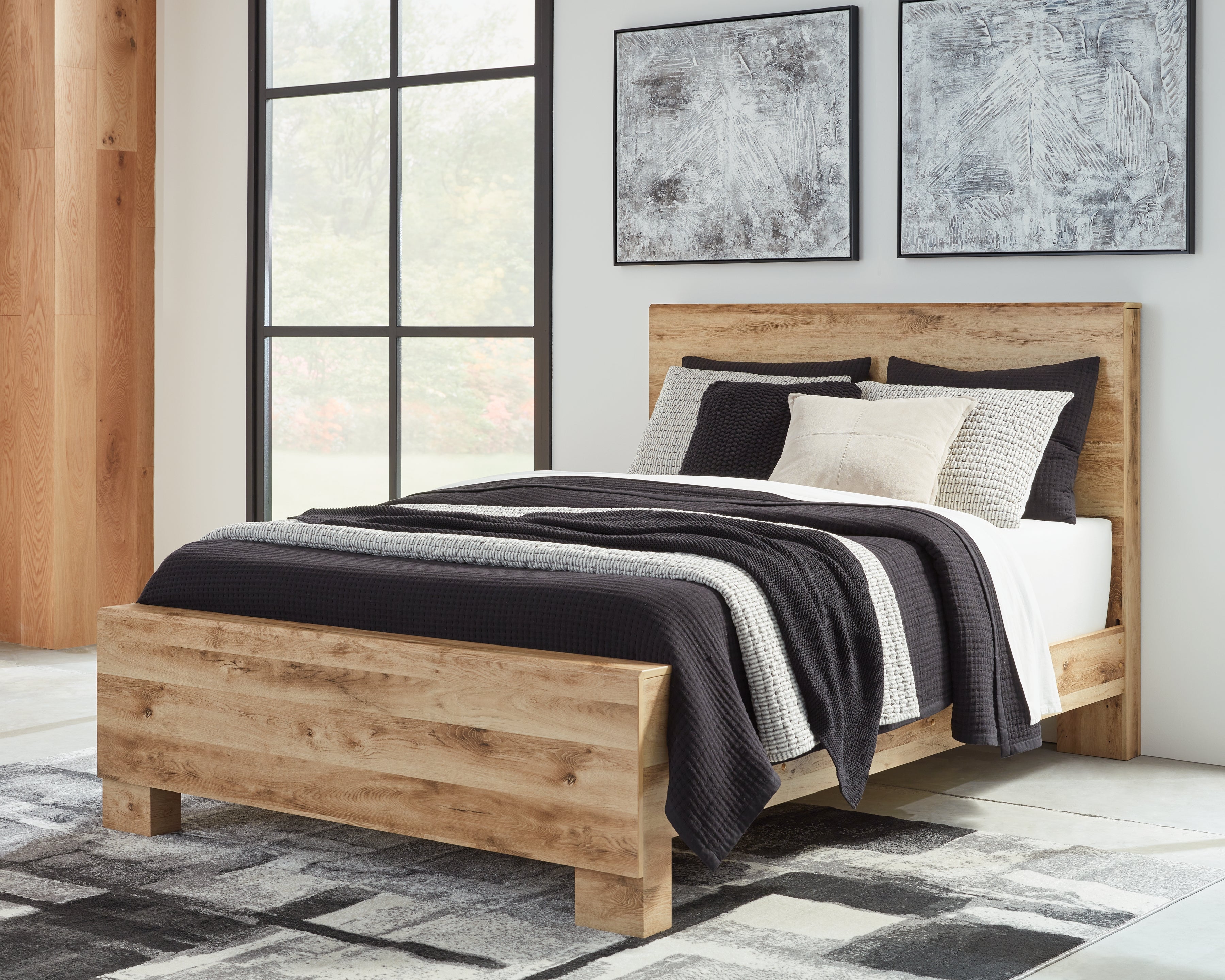 Warmstead Furniture - Ashley Furniture - Hyanna Bedroom - Queen Panel Bed / Tan Brown - B1050B2