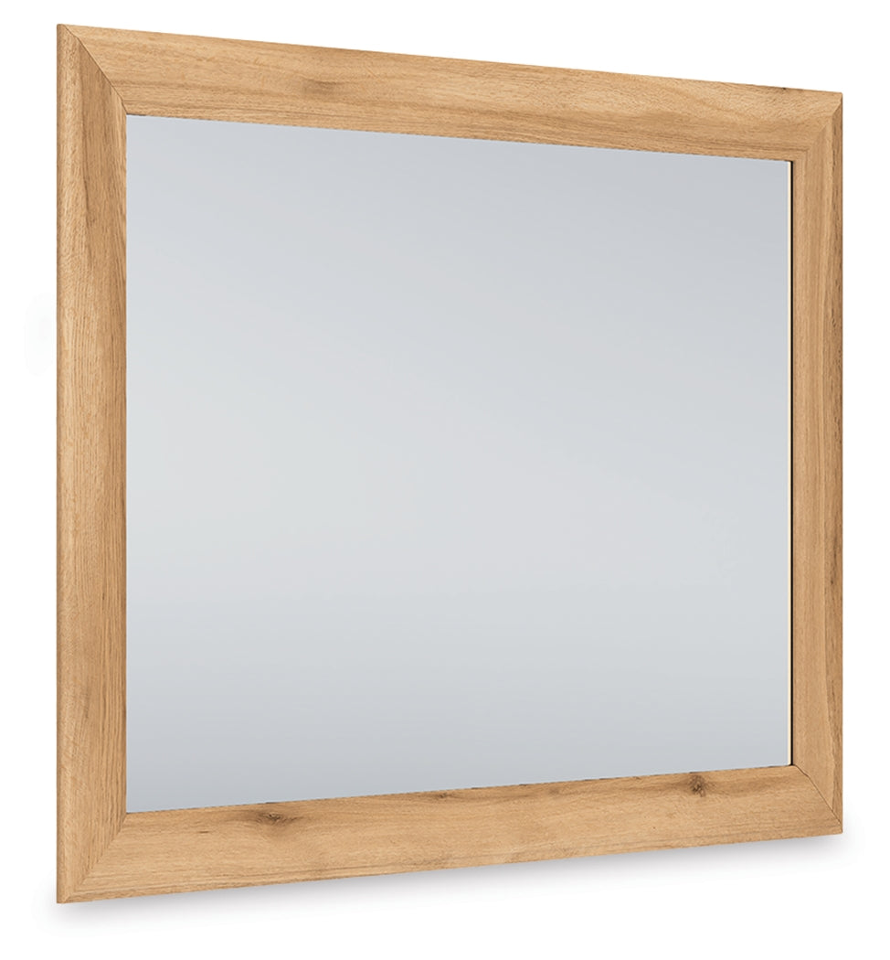 Warmstead Furniture - Ashley Furniture - Aleaport Bedroom - Bedroom Mirror / Warm Brown - PCB1075-36