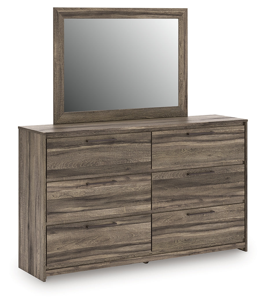 Warmstead Furniture - Ashley Furniture - Elbrim Bedroom - Dresser and Mirror / Brown - PCB2005B1