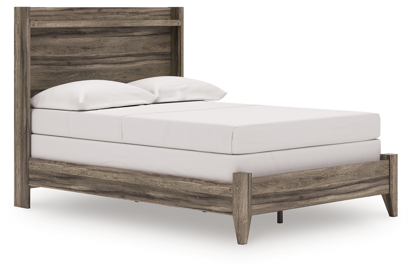Warmstead Furniture - Ashley Furniture - Elbrim Bedroom - Full Panel Storage Bed / Brown - PCB2005B10