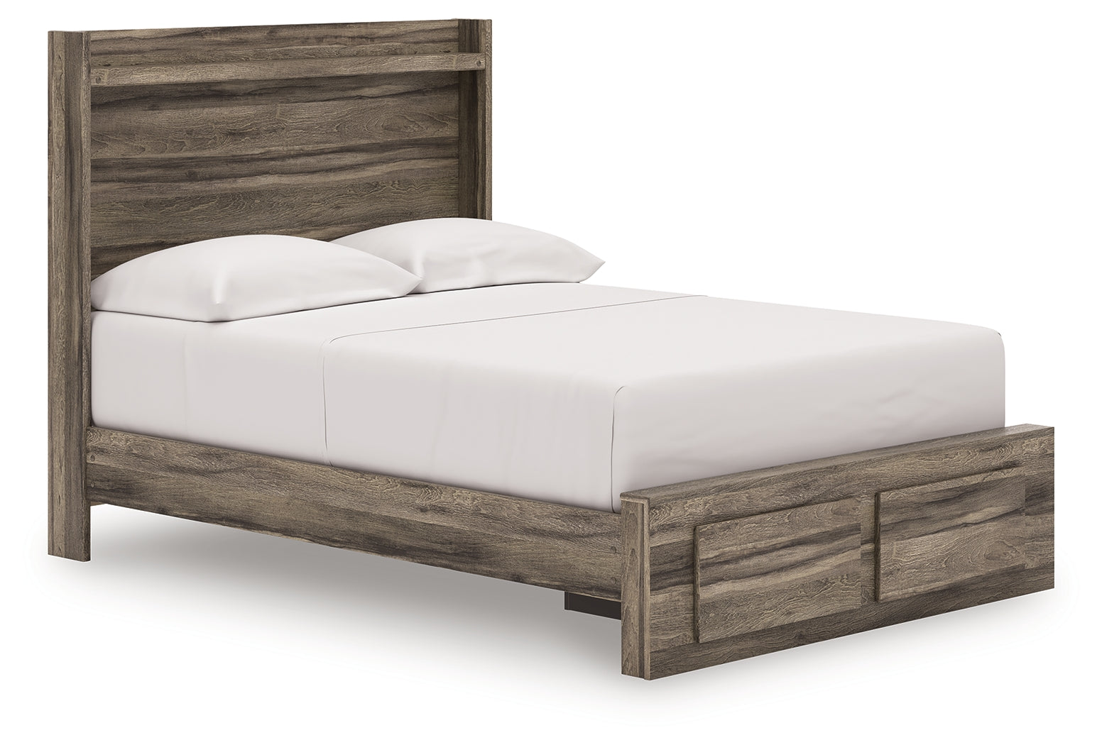 Warmstead Furniture - Ashley Furniture - Elbrim Bedroom - Full Panel Storage Bed / Brown - PCB2005B10