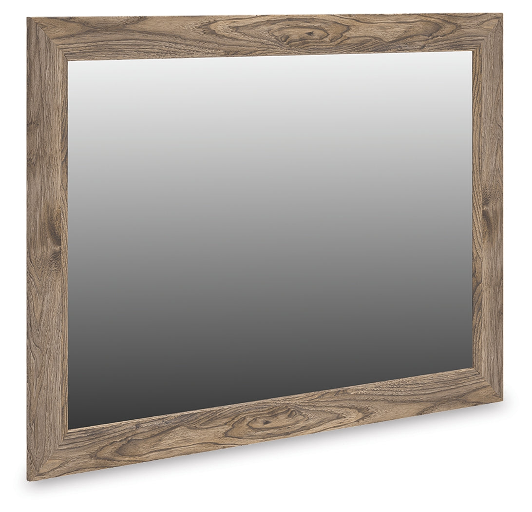 Warmstead Furniture - Ashley Furniture - Rusticott Bedroom - Bedroom Mirror / Brown - PCB2260-36