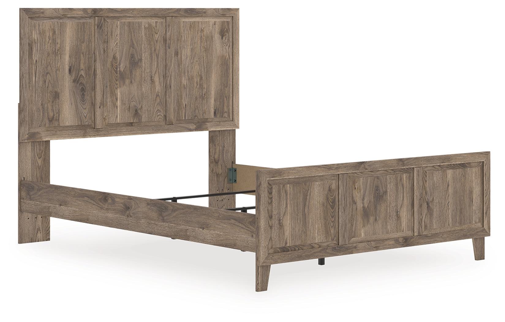 Warmstead Furniture - Ashley Furniture - Rusticott Bedroom - Queen Panel Bed / Brown - PCB2260B2