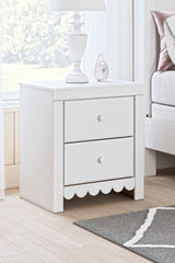 Warmstead Furniture - Ashley Furniture - Mollviney Bedroom - Full Panel Storage Bed / White - B2540B7