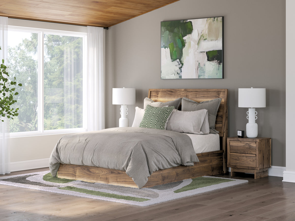Warmstead Furniture - Ashley Furniture - Chirason Bedroom - Two Drawer Night Stand / Brown - PCB3367-92