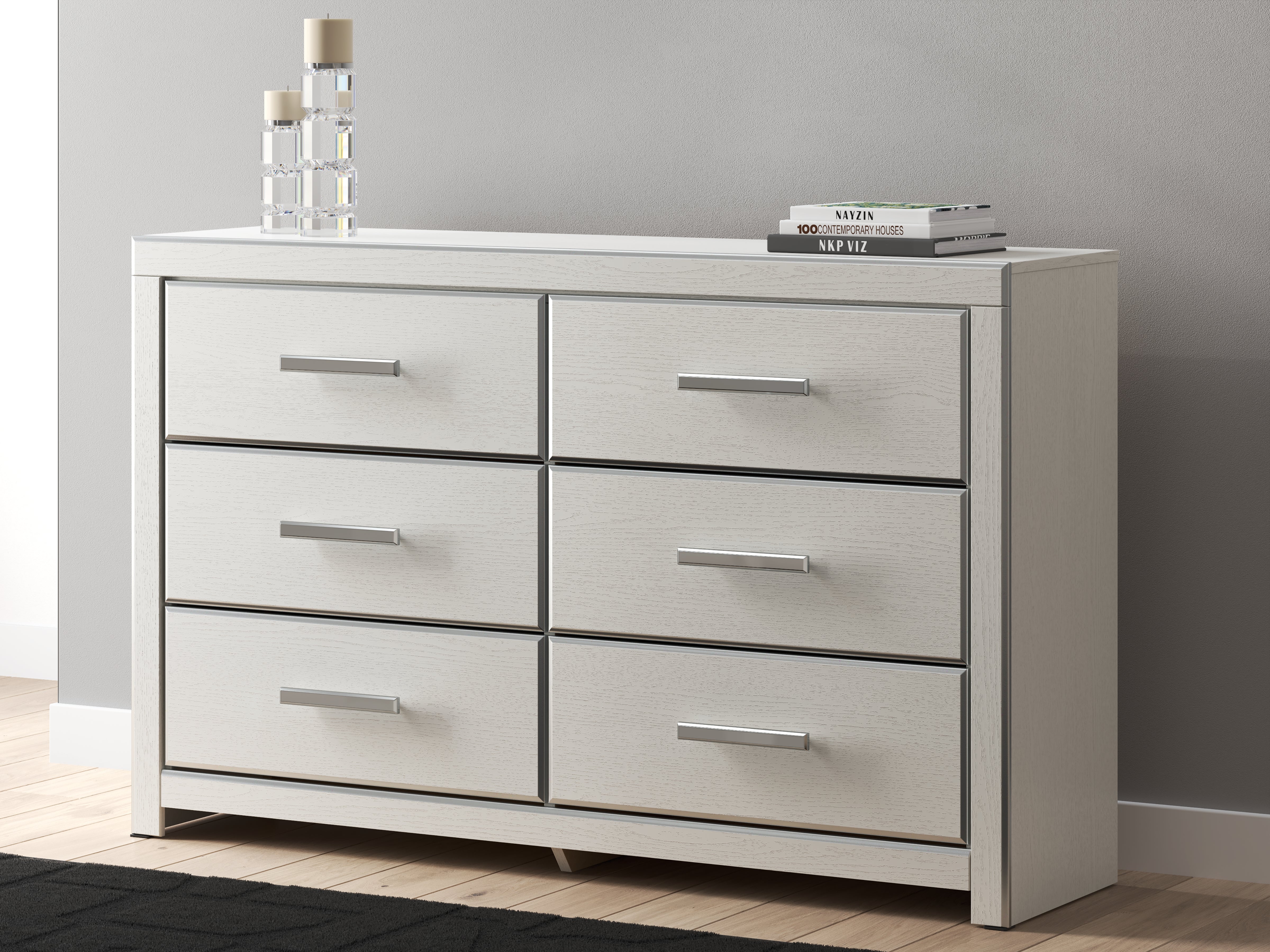 Warmstead Furniture - Ashley Furniture - Zuraleus Bedroom - Six Drawer Dresser / White - PCB3381-31