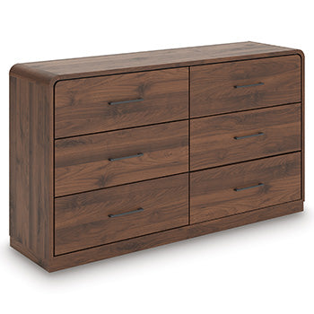 Warmstead Furniture - Ashley Furniture - Fortlorn Bedroom - Dresser / Walnut Brown - PCB386-31