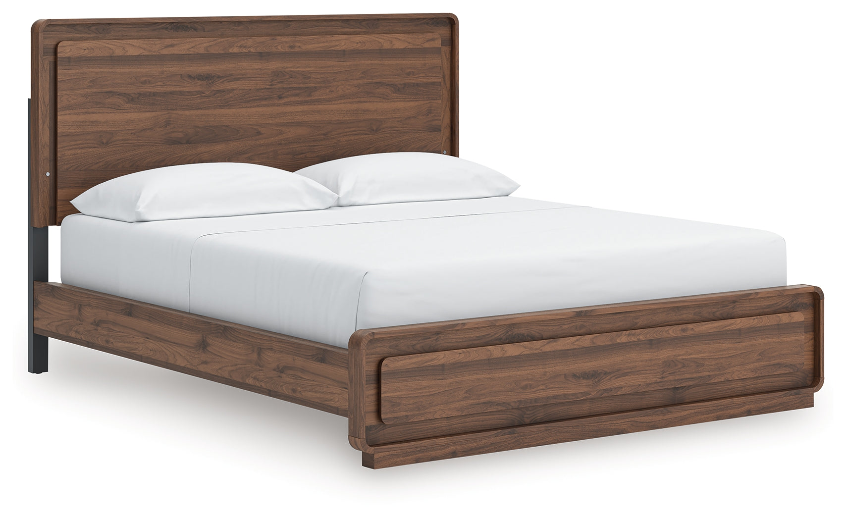 Warmstead Furniture - Ashley Furniture - Fortlorn Bedroom - California King Panel Bed / Walnut Brown - PCB386B5