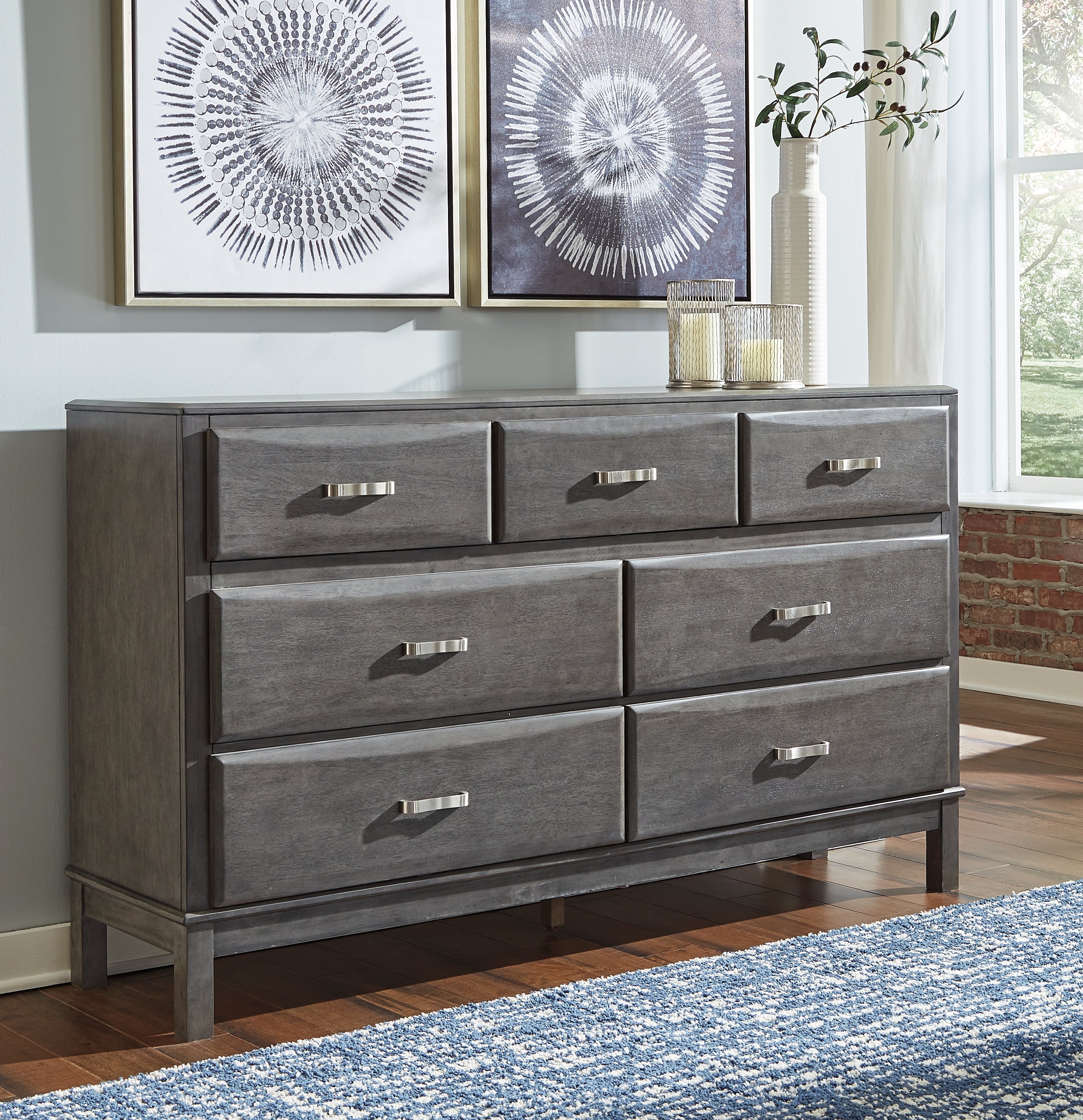 Warmstead Furniture - Ashley Furniture - Caitbrook Bedroom - Dresser / Gray - B476-31