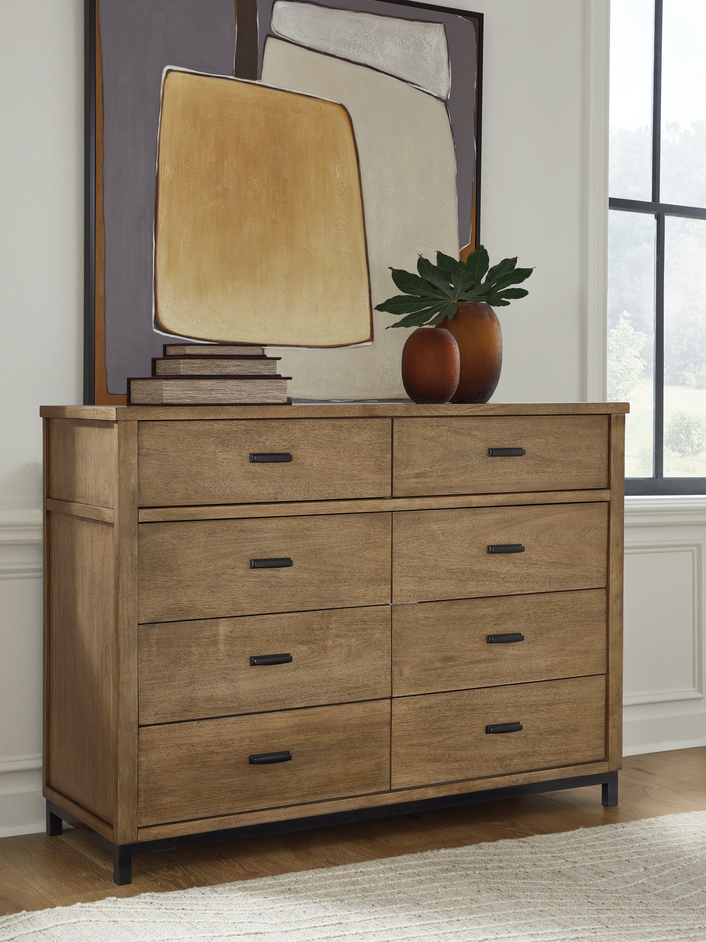 Warmstead Furniture - Ashley Furniture - Tomtyn Bedroom - Dresser / Light Brown - B622-31