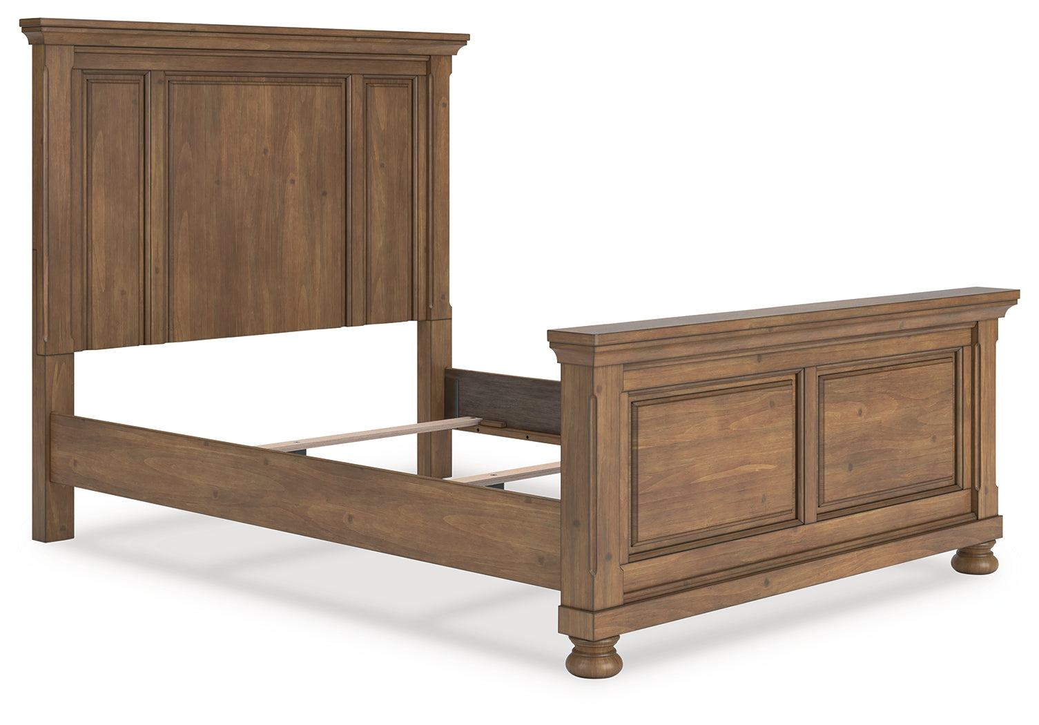 Warmstead Furniture - Ashley Furniture - Feddinger Bedroom - Queen Panel Bed / Medium Brown - PCB779B2