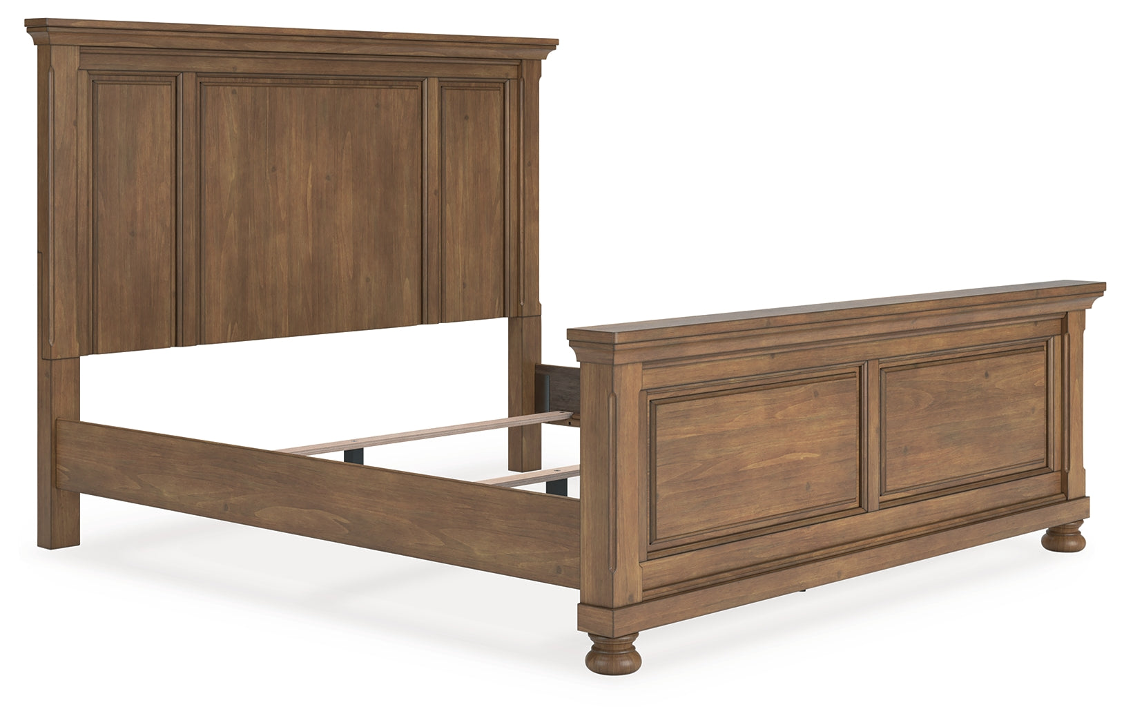 Warmstead Furniture - Ashley Furniture - Feddinger Bedroom - King Panel Bed / Medium Brown - PCB779B6