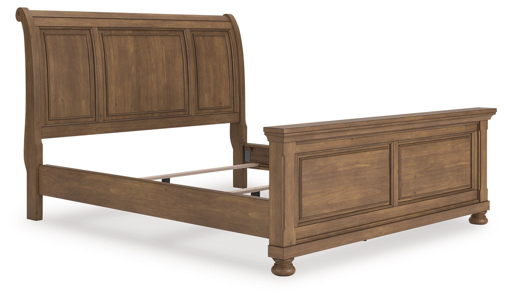 Warmstead Furniture - Ashley Furniture - Feddinger Bedroom - California King Sleigh Bed / Medium Brown - PCB779B16