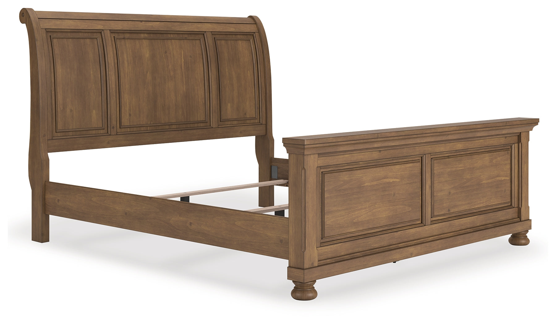 Warmstead Furniture - Ashley Furniture - Feddinger Bedroom - King Sleigh Bed / Medium Brown - PCB779B15