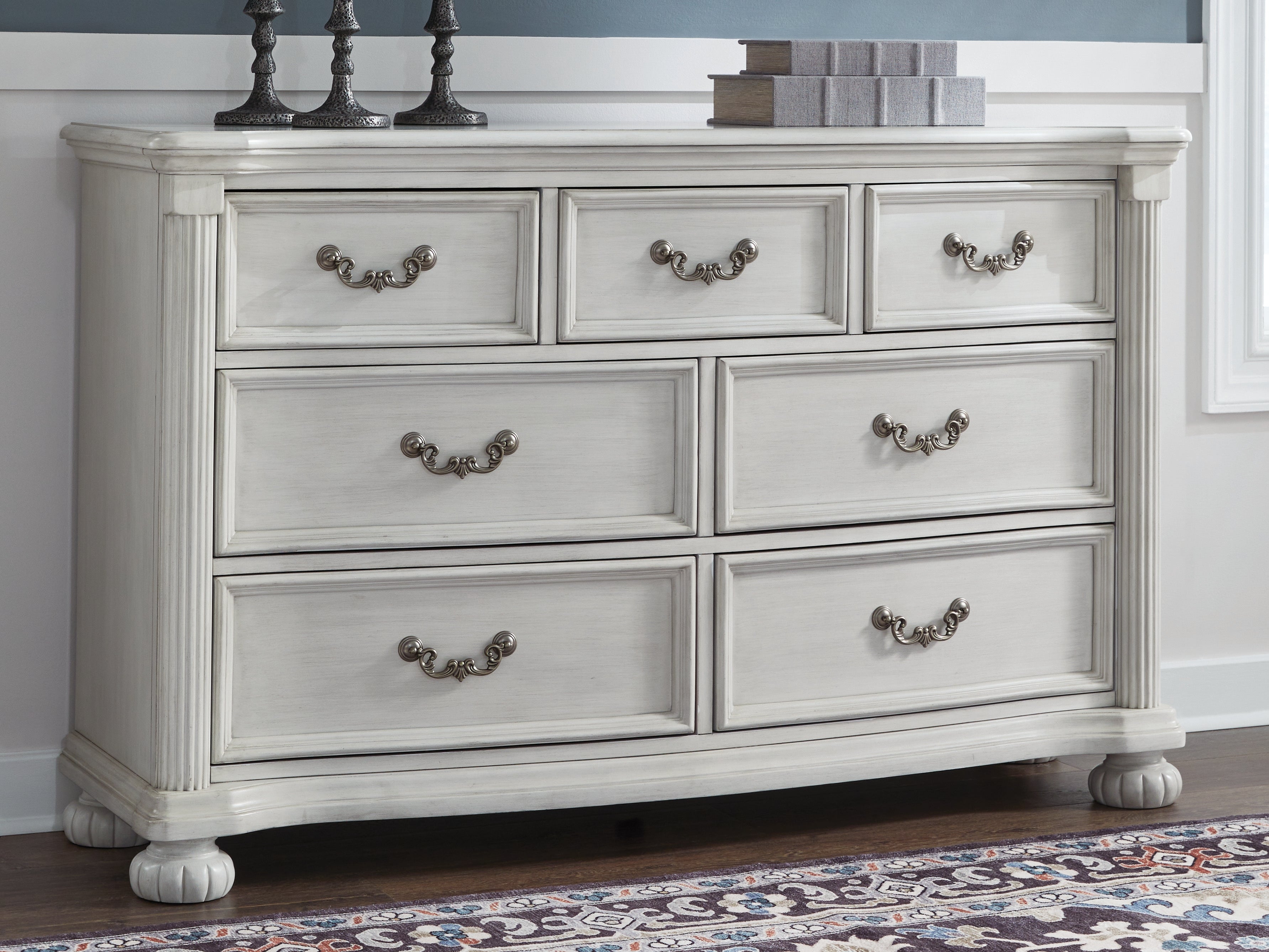 Warmstead Furniture - Ashley Furniture - Montelaine Bedroom - Dresser / Antique White - B795-31
