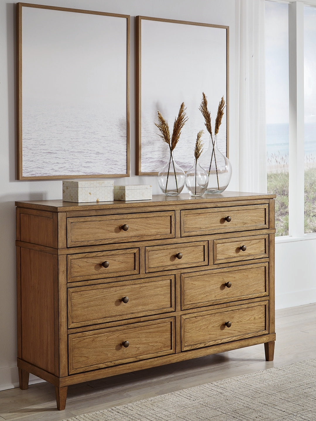 Warmstead Furniture - Ashley Furniture - Sharlance Bedroom - Dresser / Brown - B895-31