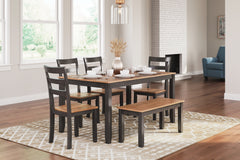 Warmstead Furniture - Ashley Furniture - Gesthaven Dining Room - Dining Chair (Set of 2) / Natural/Brown - D396-01X2