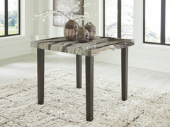 Warmstead Furniture - Ashley Furniture - Jeshina Counter Height Dining Table - Square DRM Counter Table / Dark Brown/Beige - PCD581-13