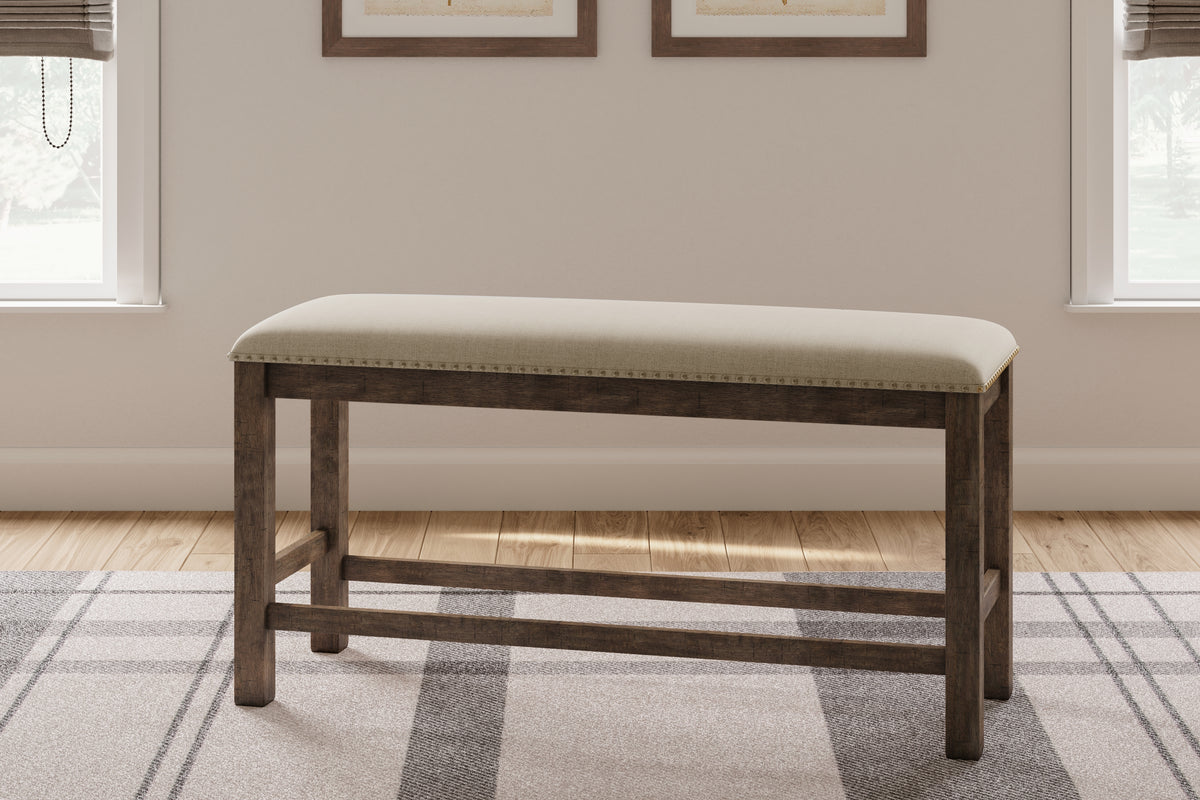 Warmstead Furniture - Ashley Furniture - Moriville Dining Room - RECT Dining Room EXT Table / Grayish Brown / 36"W x 86"D x 30"H - D631-45