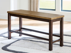 Warmstead Furniture - Ashley Furniture - Rylandeen Dining Room - Double Counter Bench (1/CN) - PCD651-09