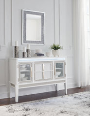 Warmstead Furniture - Ashley Furniture - Chalanna Dining Room - Dining Chair (Set of 2) / White - D822-01X2