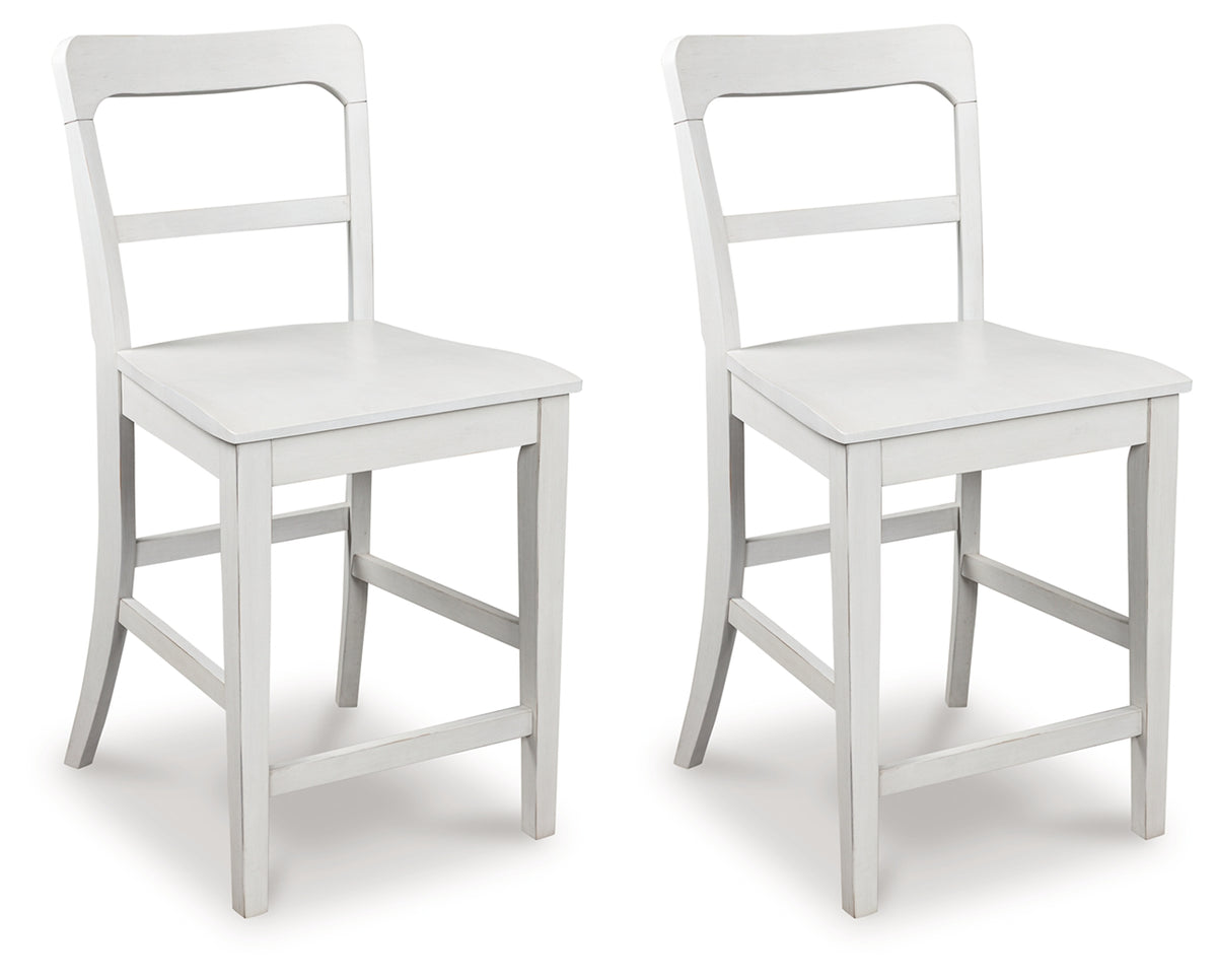 Warmstead Furniture - Ashley Furniture - Greddinton Counter Height Barstool (Set of 2) - Counter Height Barstool (Set of 2) / Multi - PCD824-224X2