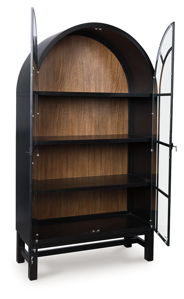 Warmstead Furniture - Ashley Furniture - Greddinton Display Cabinet - Display Cabinet / Black/Brown - PCD824-376