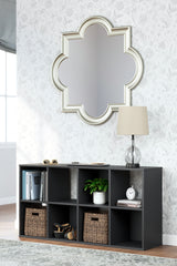 Warmstead Furniture - Ashley Furniture - Langdrew Eight Cube Organizer - Eight Cube Organizer / Black - EA4957-4X2