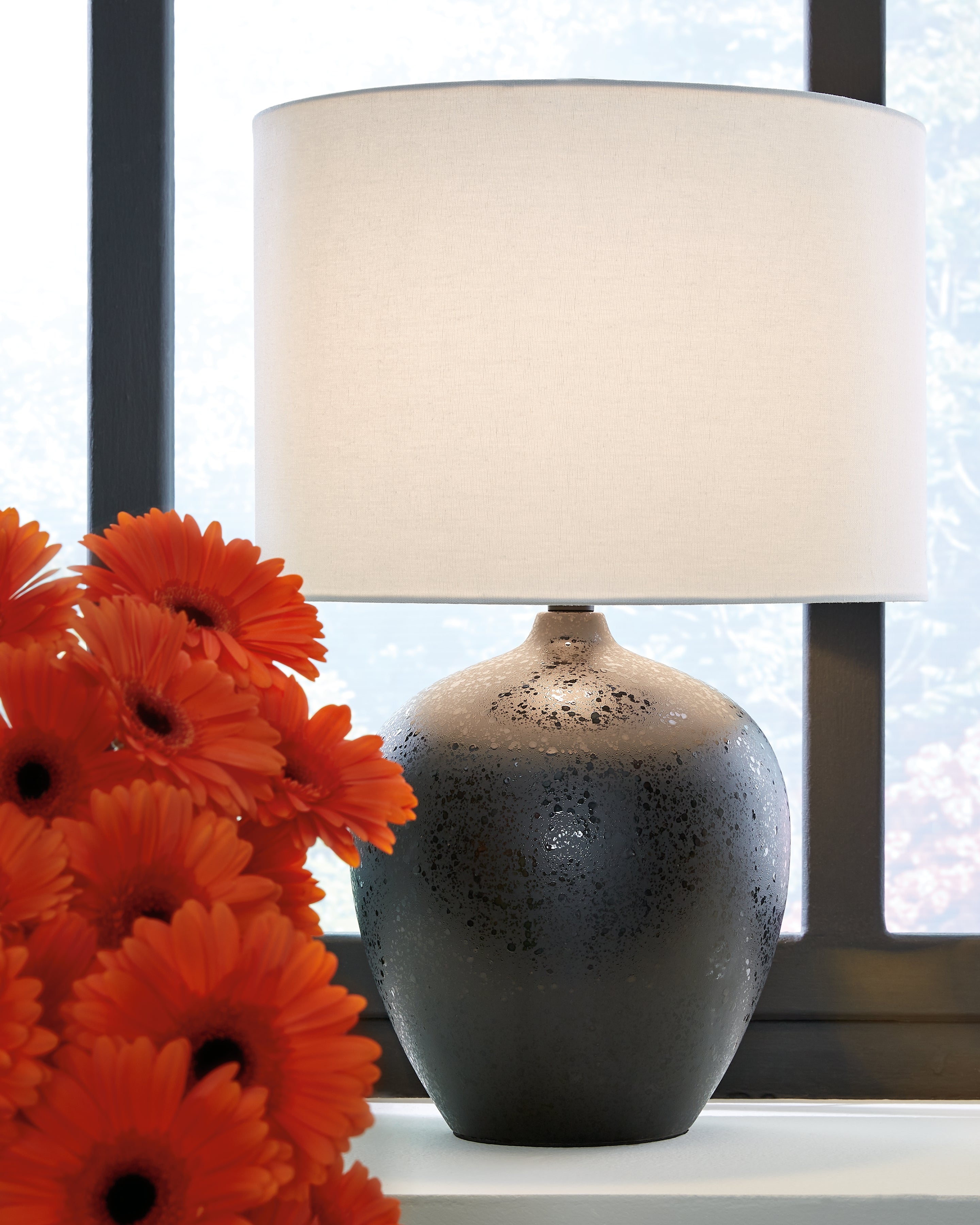 Warmstead Furniture - Ashley Furniture - Ladstow Lighting - Table Lamp (Set of 2) / Black - L123894X2