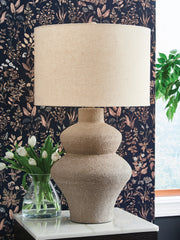 Warmstead Furniture - Ashley Furniture - Jossleigh Lighting - Metal Table Lamp (1/CN) / Beige - L207624