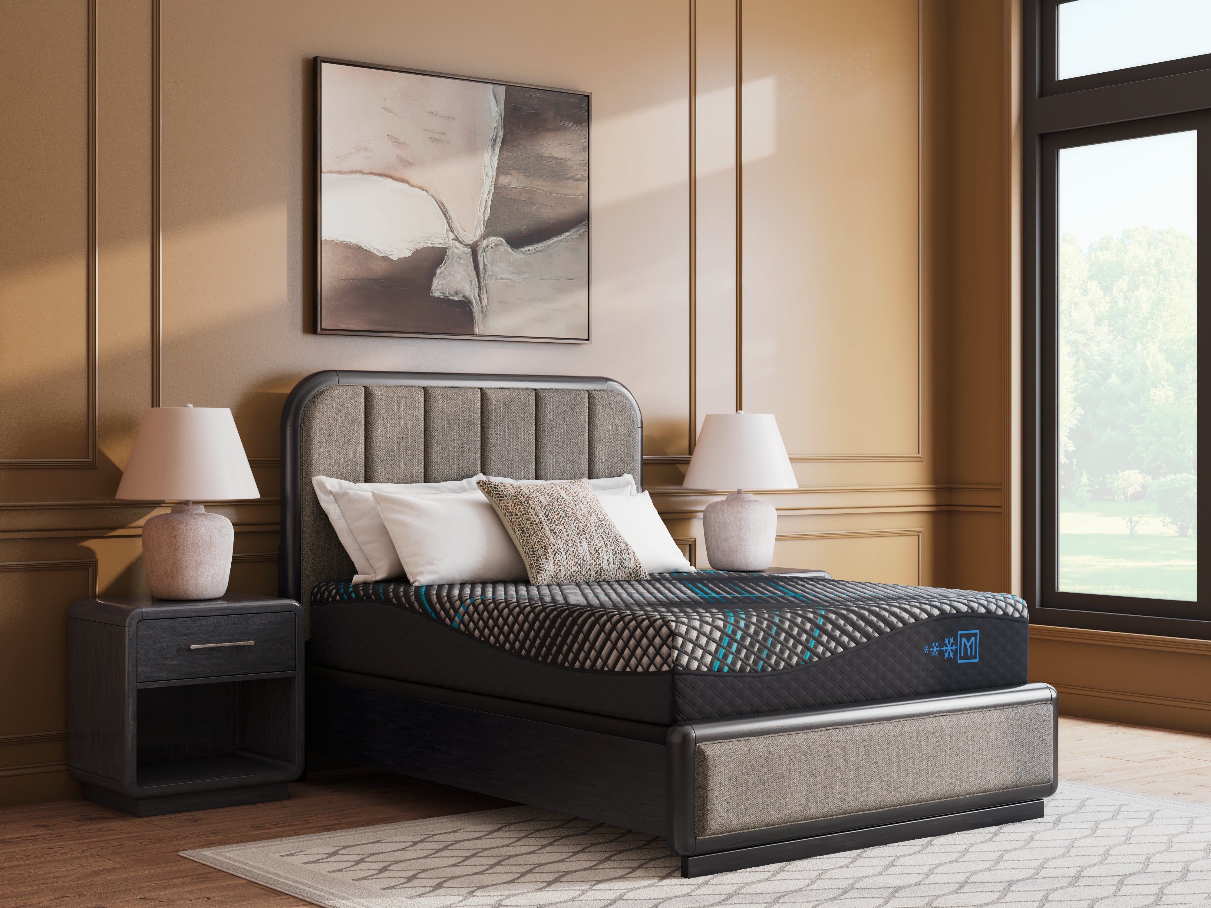 Warmstead Furniture - Ashley Furniture - Millennium 2.0 Hybrid 12 Inch Mattresses - California King / Black - M31351