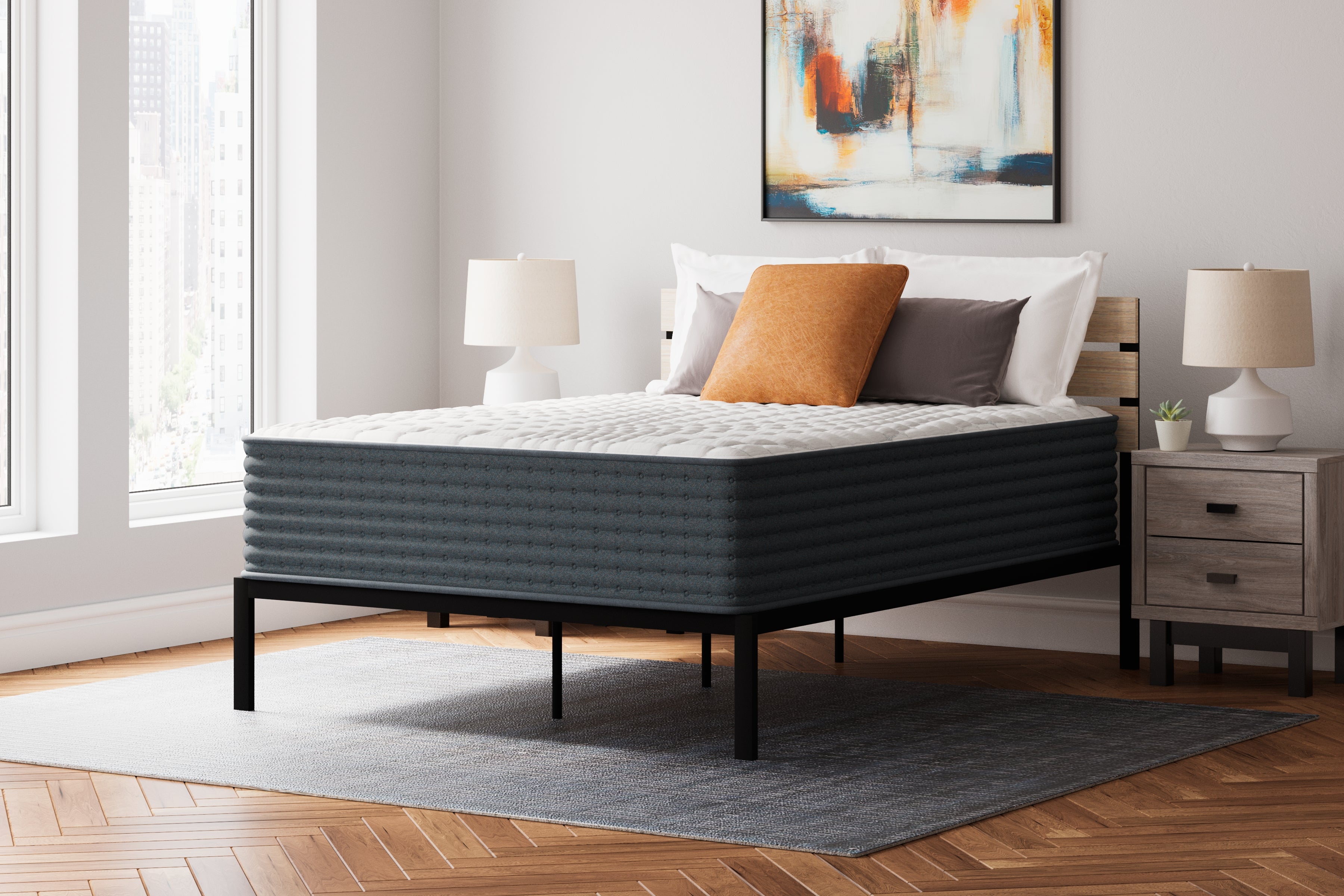 Warmstead Furniture - Ashley Furniture - Hybrid 1400 Mattresses - California King / White - M43751