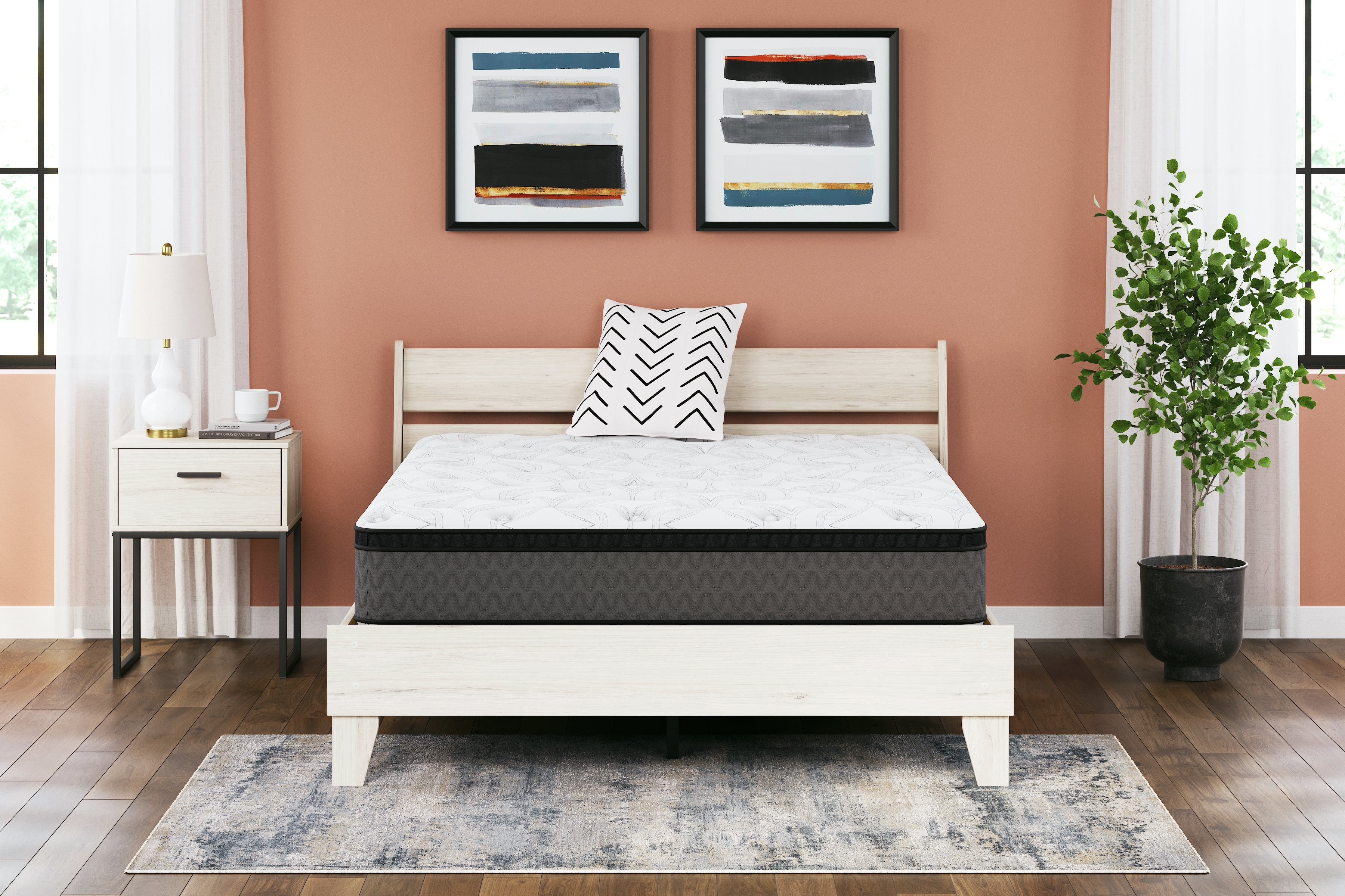 Warmstead Furniture - Ashley Furniture - 12 Inch Pocketed Hybrid Mattresses - Twin / White - M59011