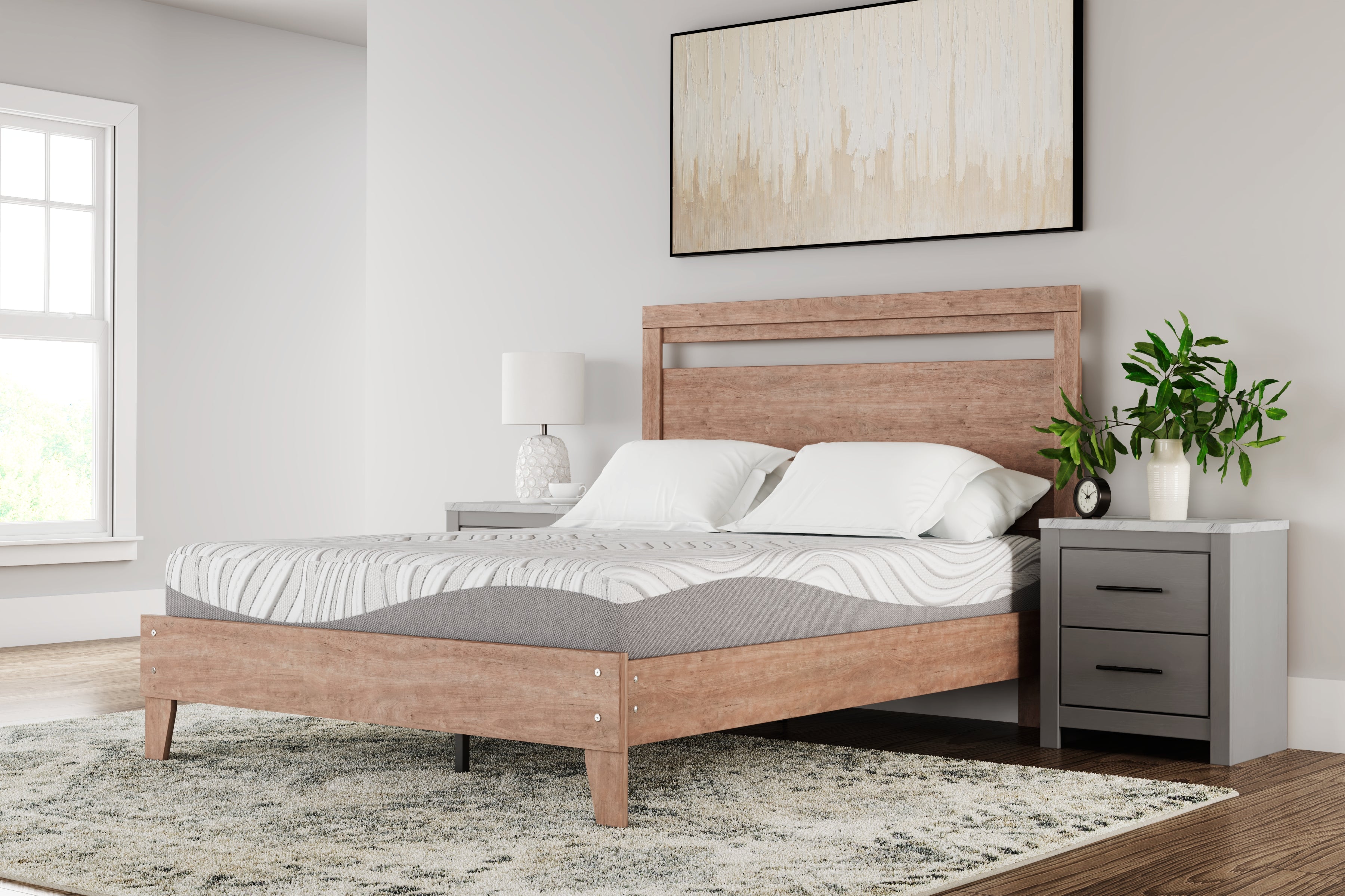 Warmstead Furniture - Ashley Furniture - 10 Inch Memory Foam Mattresses - California King / White - M59251
