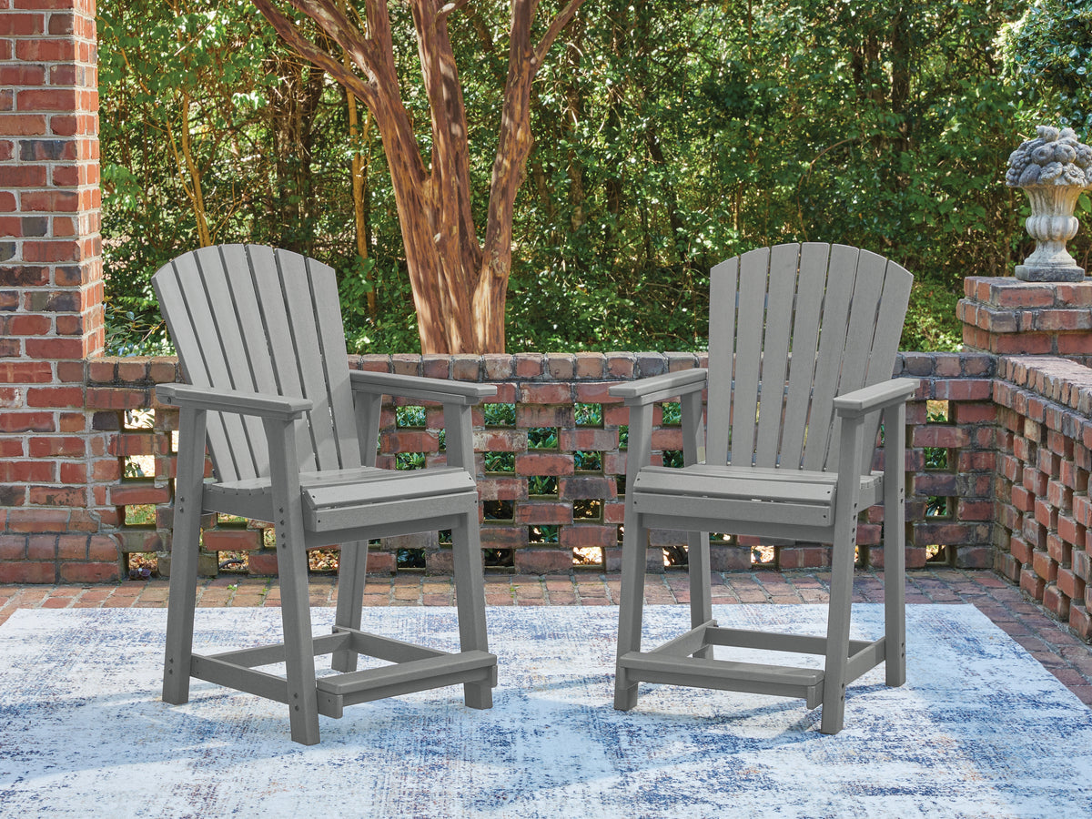 Warmstead Furniture - Ashley Furniture - Sanctuary Beach Outdoor - Barstool (Set of 2) - PCP227-124