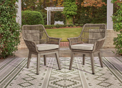 Warmstead Furniture - Ashley Furniture - Beach Front Outdoor - RECT Dining Room EXT Table / Beige - P323-635