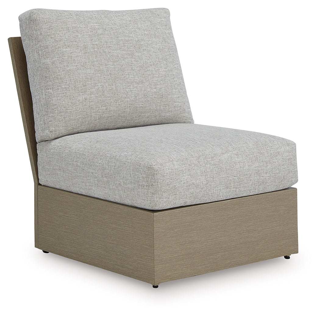 Warmstead Furniture - Ashley Furniture - Kimpton Isle Outdoor - Rectangular Cocktail Table / Brown - P704-701