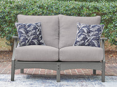 Warmstead Furniture - Ashley Furniture - Cove Beach Outdoor - Loveseat w/Cushion - PCP803-835