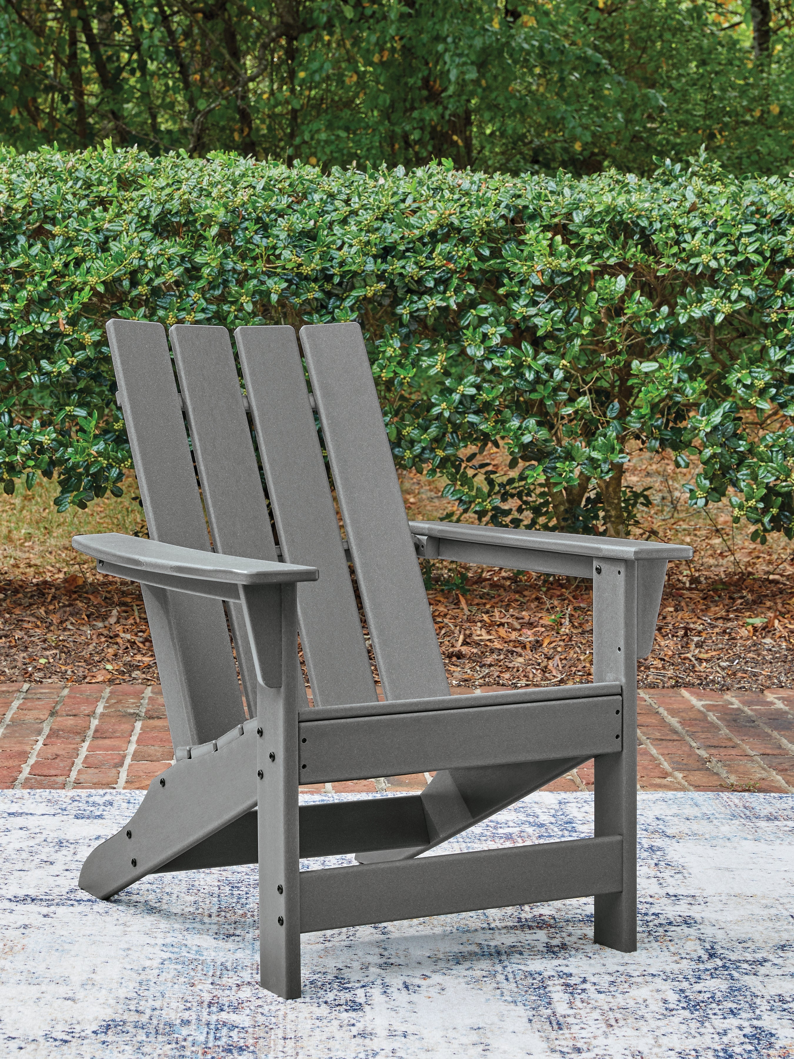 Warmstead Furniture - Ashley Furniture - Cove Beach Outdoor - Adirondack Chair / Gray - PCP803-898